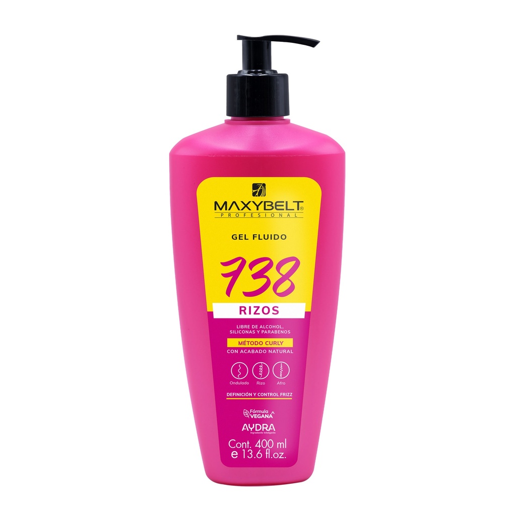 GEL FLUIDO 738 RIZOS * 400ML MAXYBELT