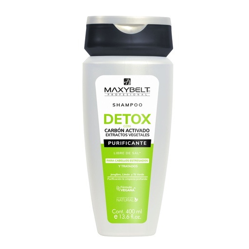 [08035325] SH. DETOX CARBON ACTIVADO *400ML MAXYBELT