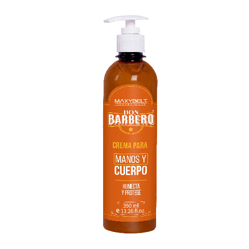 [08030505] CR.PARA MANOS Y CUERPO*390ML DON BARBERO MAXY.