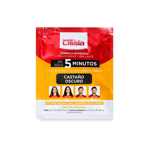 [08012191] TTE. EN SOLO 5 MINUTOS CASTAÑO OSCURO *20G *24UNDS B.LINE